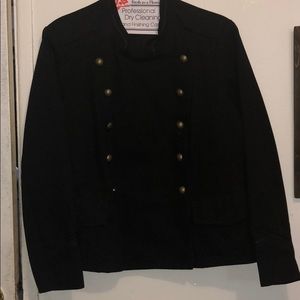 Military style coat 2x